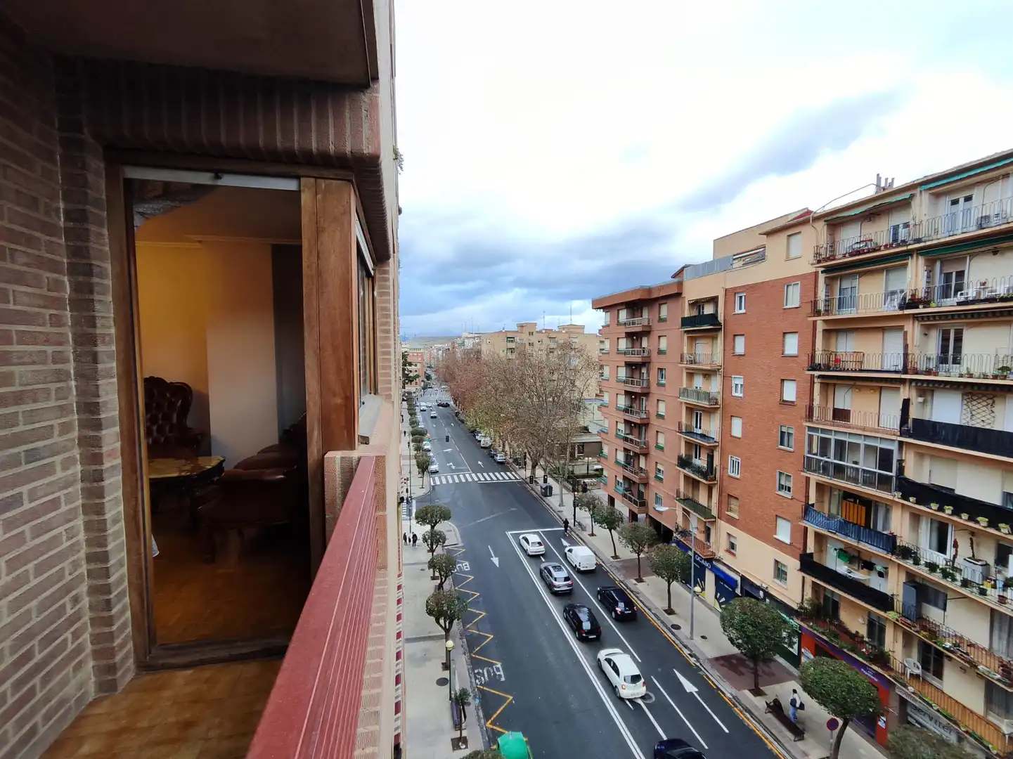 Vista exterior de Piso en venta en  Logroño con Calefacción, Parquet y Terraza
