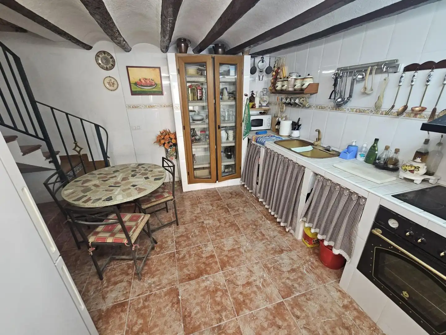 Cuina de Casa o xalet en venda en Les Coves de Vinromà amb Moblat