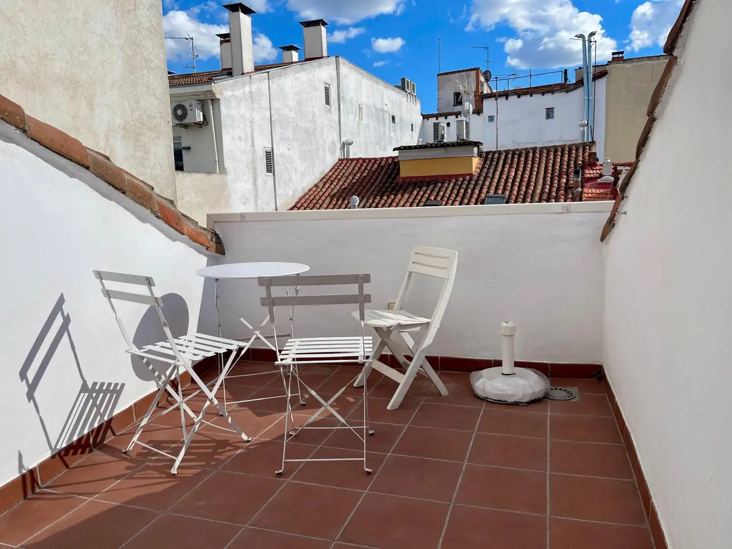 Terraza de Ático de alquiler en Madrid con Aire acondicionado, Calefacción y Terraza
