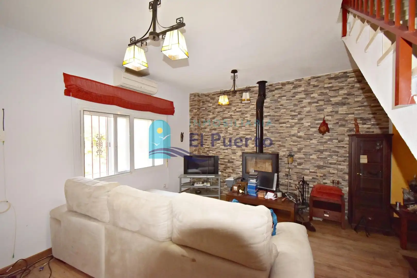 Sala de estar de Dúplex en venta en Mazarrón con Aire acondicionado, Calefacción y Amueblado