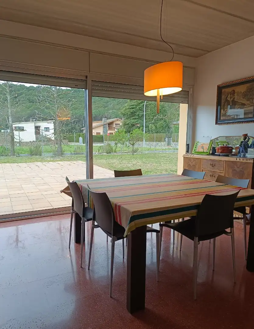 Dining room of Houses for sale in Sant Esteve de Palautordera  with Air Conditioner, Heating and Private garden