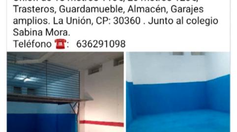 Foto 3 de Traster de lloguer a Calle San Antonio, 3, La Unión ciudad, La Unión