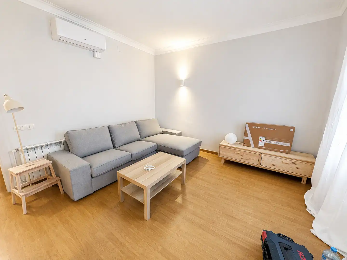 Wohnzimmer von Wohnung zur Miete in Barcelona mit Klimaanlage, Heizung und Möbliert