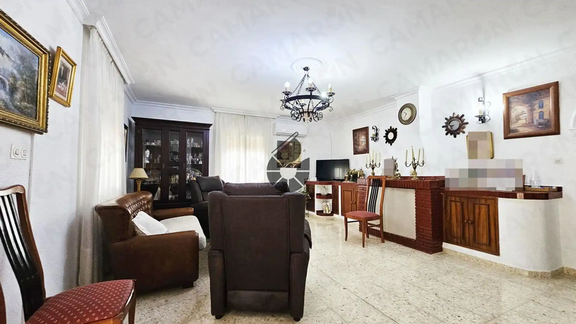 Sala de estar de Finca rústica en venta en Coria del Río con Jardín privado y Piscina