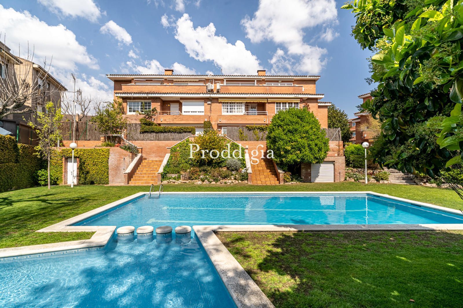 Garden of Single-family semi-detached for sale in Sant Cugat del Vallès  with Heating, Terrace and Storage room