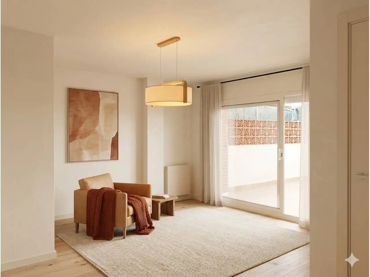 Sala de estar de Piso en venta en Pineda de Mar con Calefacción y Terraza