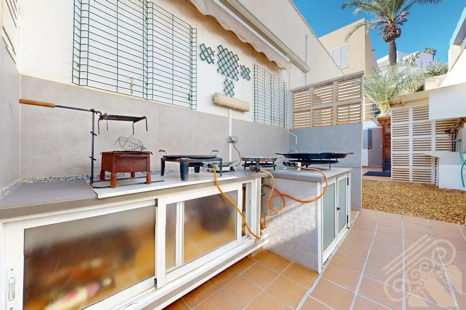 Cocina de Casa o chalet en venta en Mojácar con Aire acondicionado, Jardín privado y Parquet