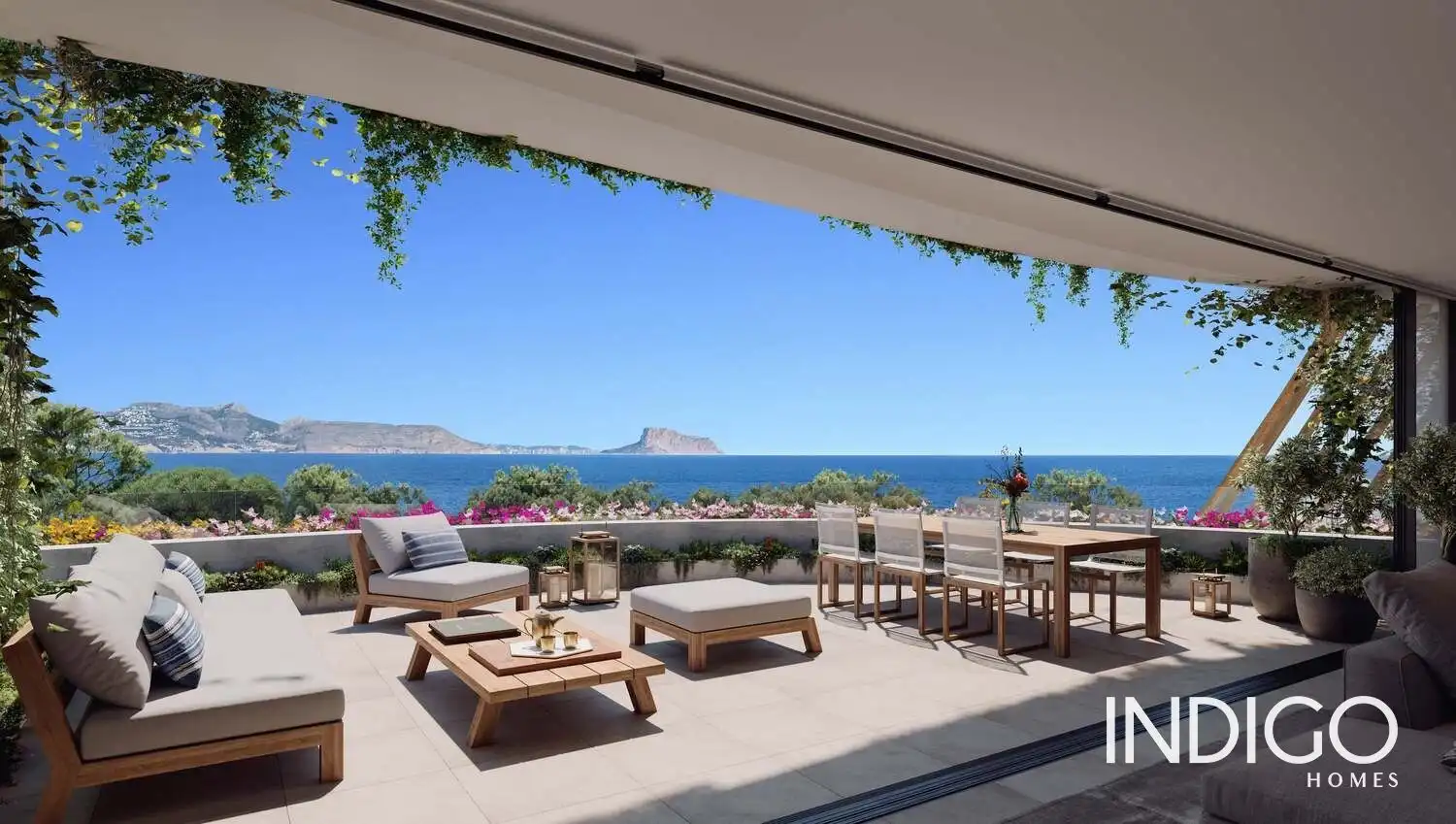 Terraza de Ático en venta en L'Alfàs del Pi con Aire acondicionado, Calefacción y Terraza