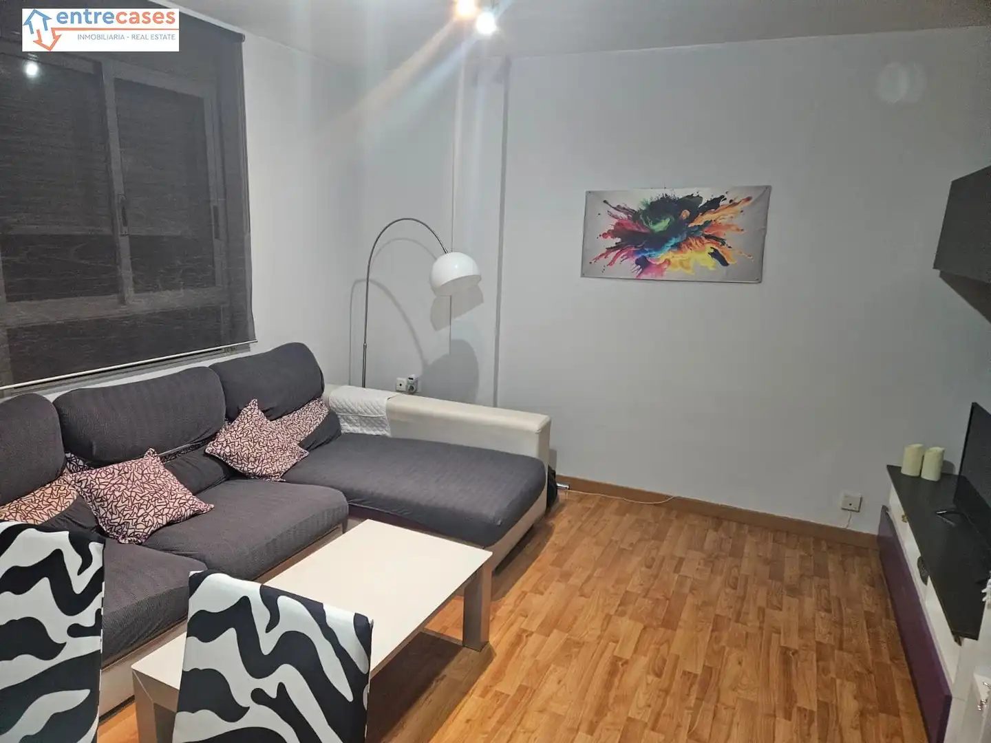 Sala de estar de Piso en venta en Gilet con Aire acondicionado, Calefacción y Amueblado