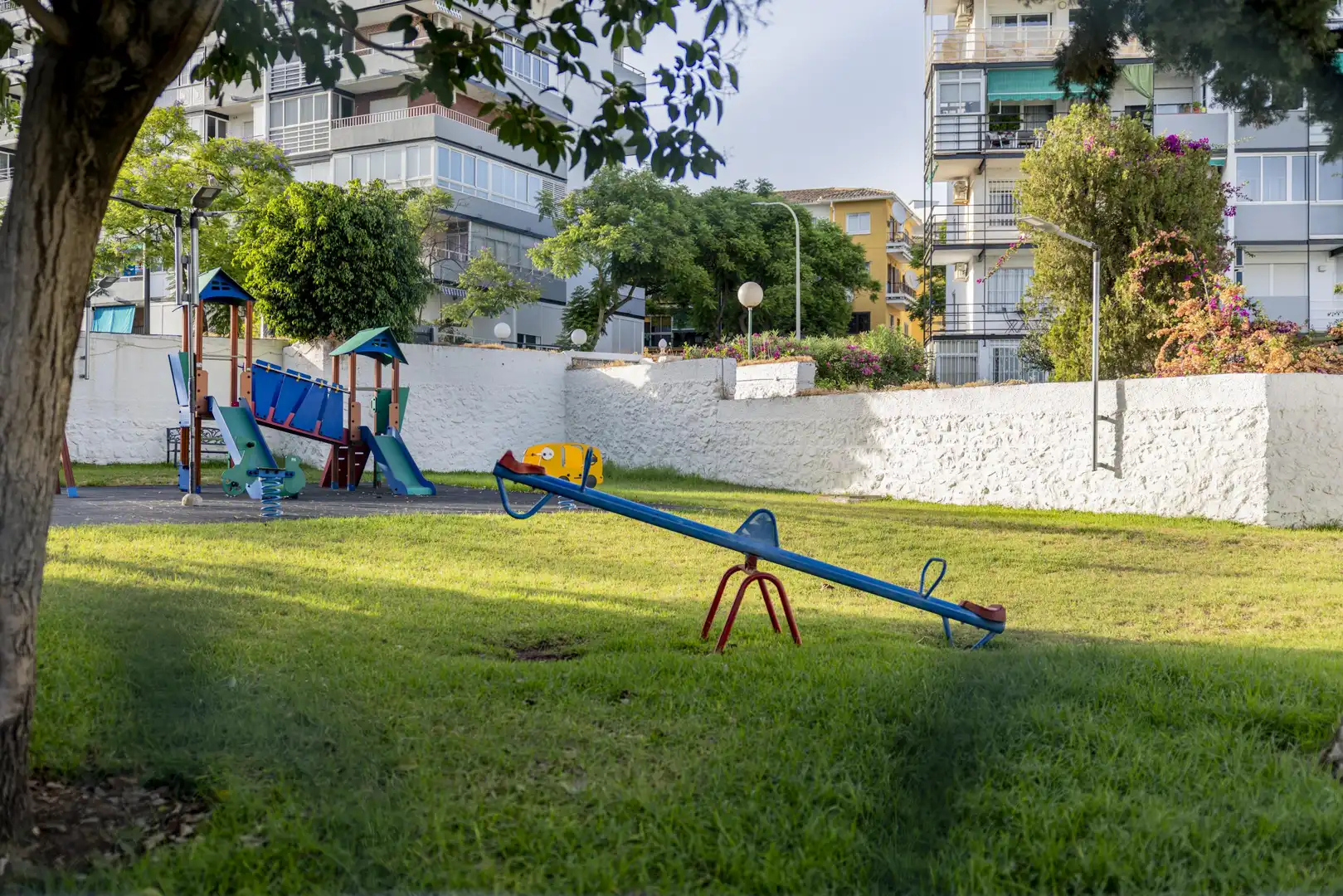 Jardí de Apartament en venda en Benalmádena amb Aire condicionat, Jardí privat i Parquet