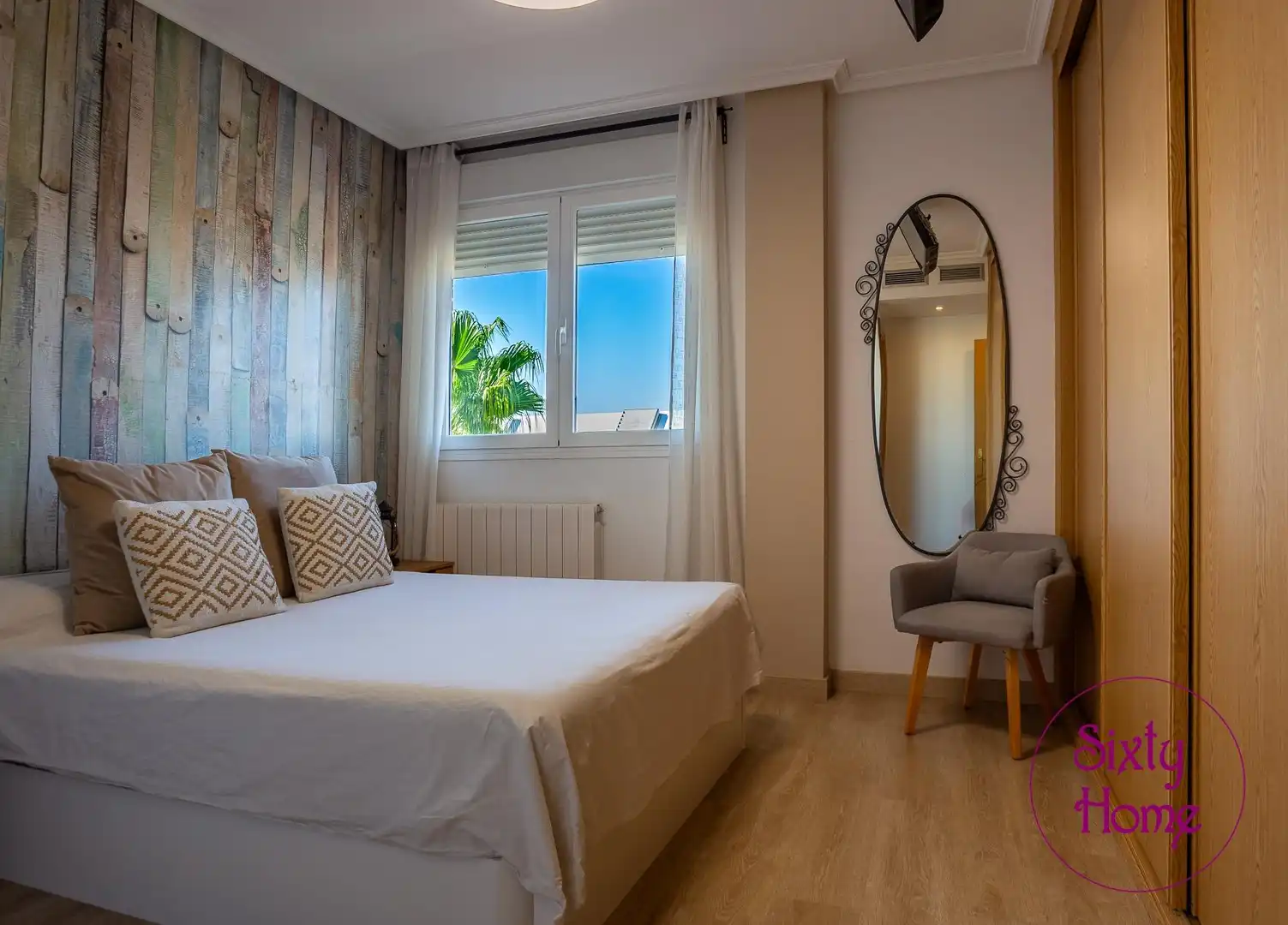 Bedroom of Flat for sale in Zaragoza  with Air Conditioner, Heating and Terrace