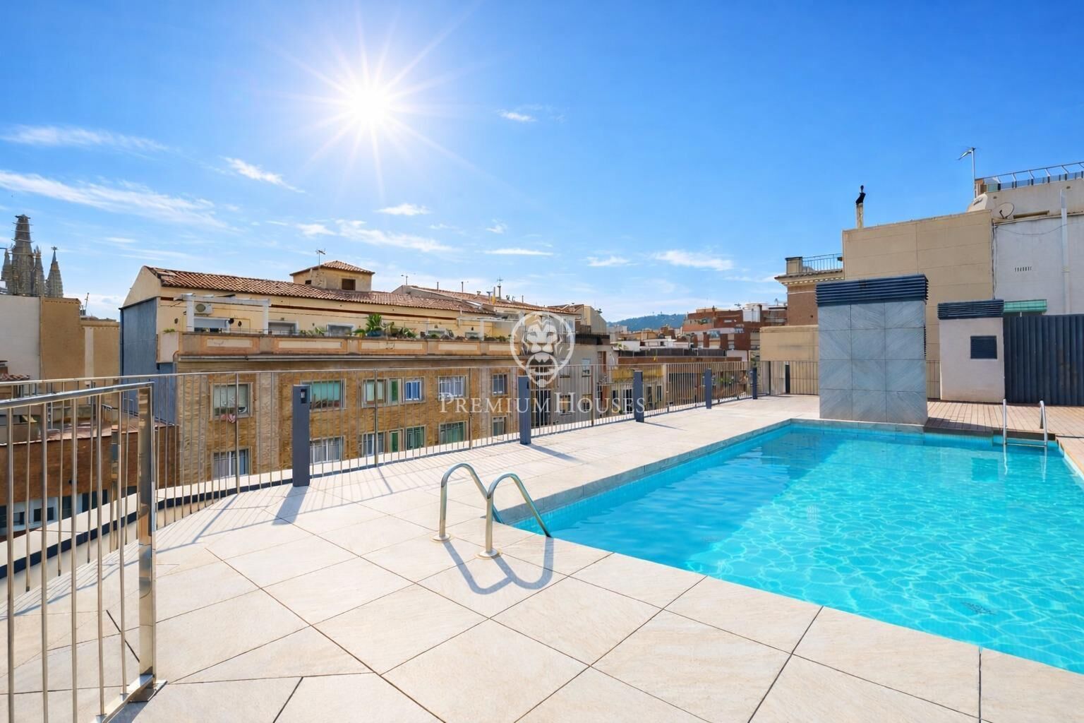 Piscina de Àtic en venda en  Barcelona Capital amb Aire condicionat, Calefacció i Terrassa