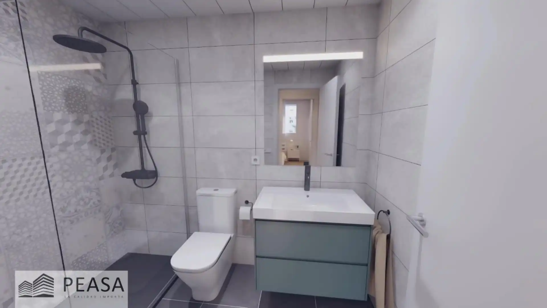 Badezimmer von Wohnung zum Verkauf in Monzón mit Abstellraum