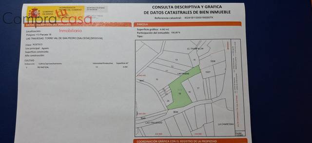 Terreno residencial en Venta en Torre Val de San Pedro