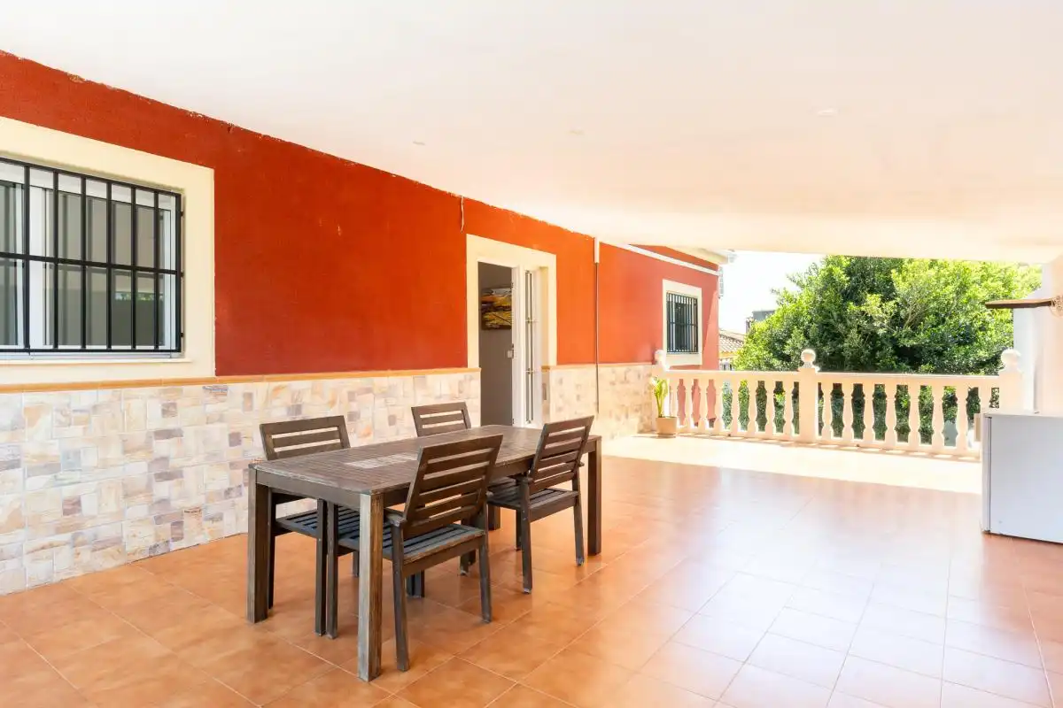 Terrassa de Casa o xalet en venda en Montroi / Montroy amb Aire condicionat, Calefacció i Jardí privat