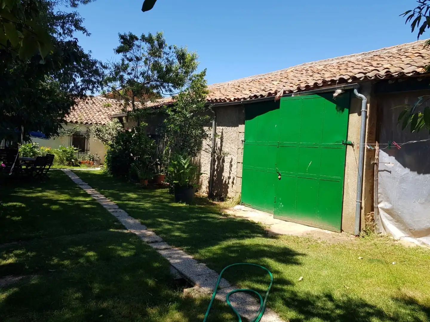 Jardí de Casa o xalet en venda en Aldehuela de Yeltes amb Calefacció, Moblat i Forn