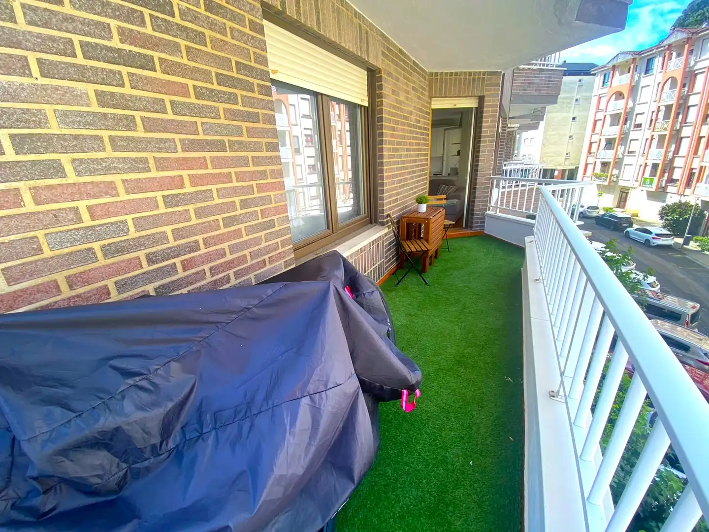 Balcony of Flat for sale in Castro-Urdiales  with Heating, Private garden and Parquet flooring
