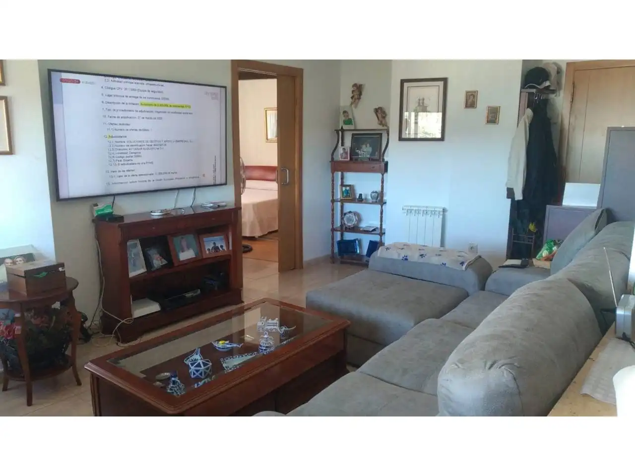 Living room of Attic for sale in Pontevedra Capital   with Heating, Terrace and Storage room