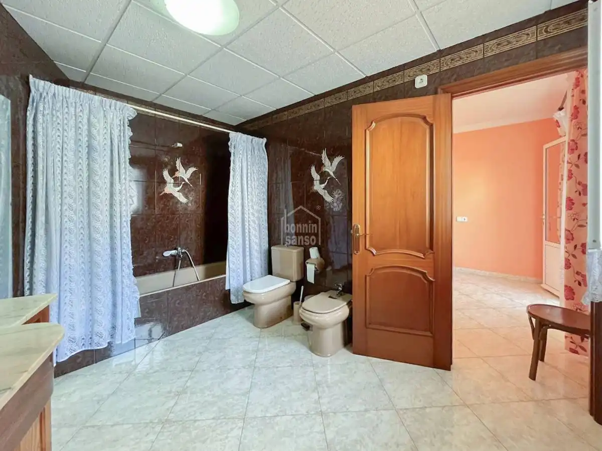 Baño de Apartamento en venta en Alaior con Terraza