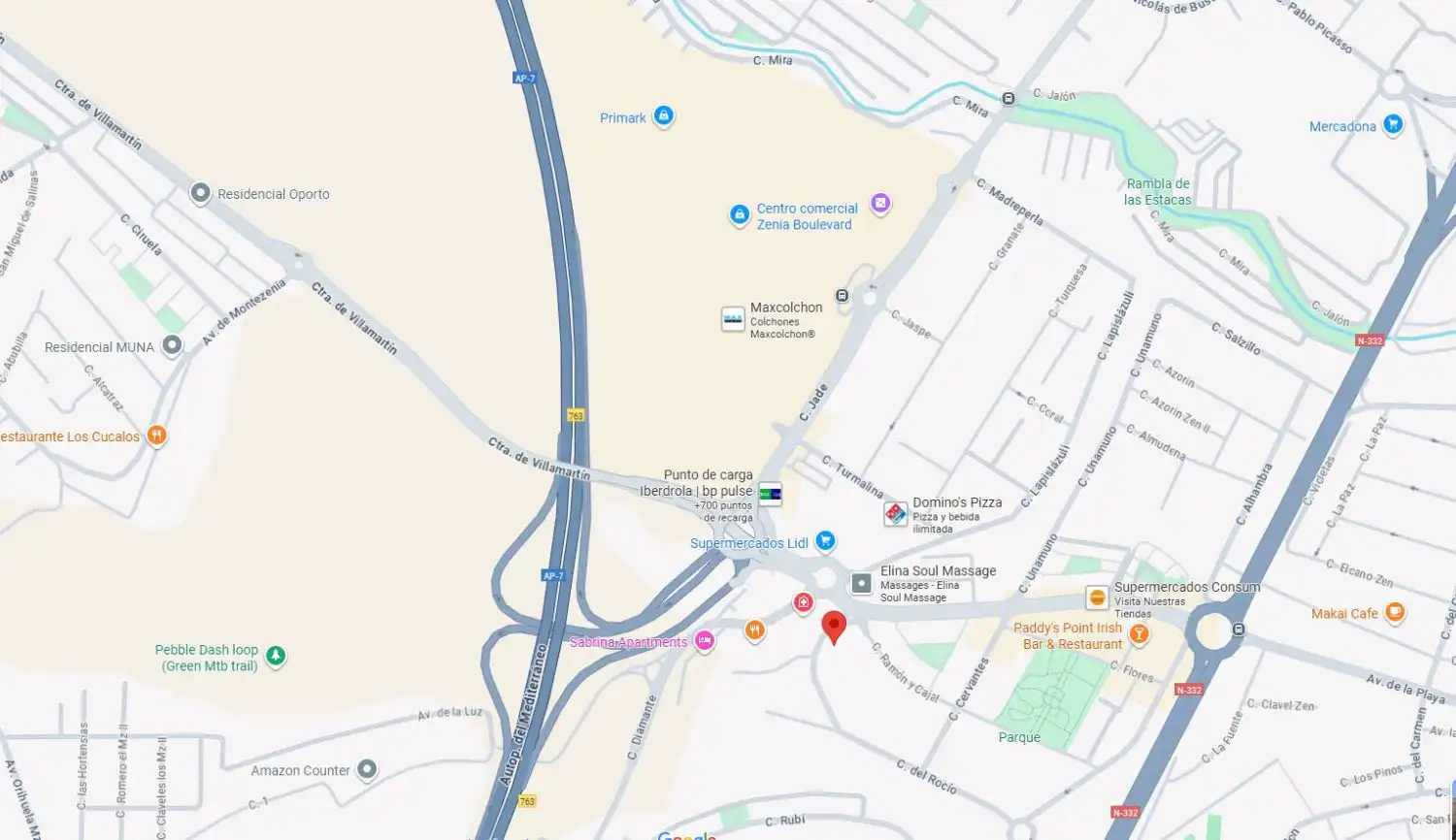 Außenansicht von Garage zur Miete in Orihuela