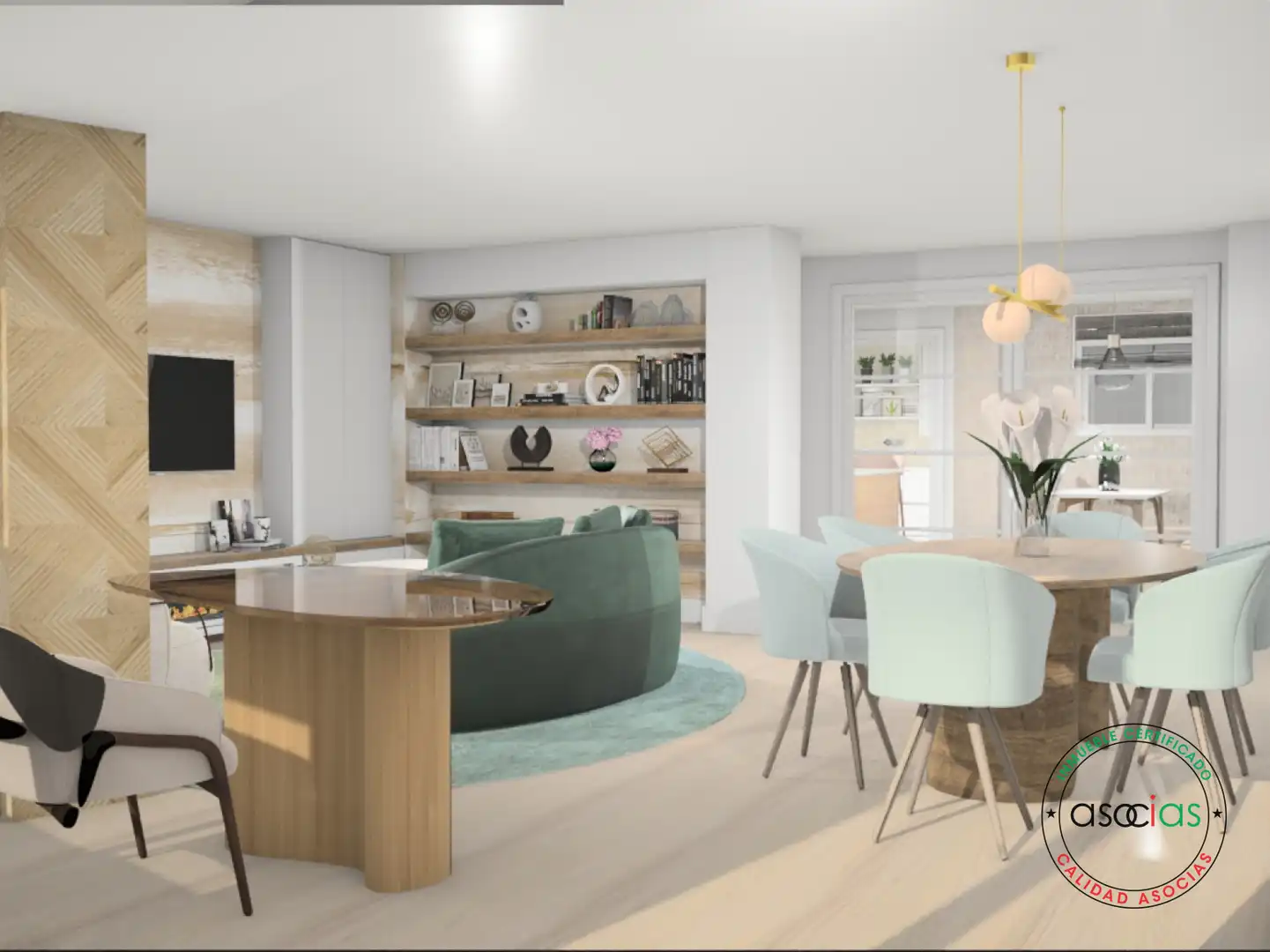 Sala d'estar de Pis en venda en Gijón  amb Calefacció, Parquet i Terrassa