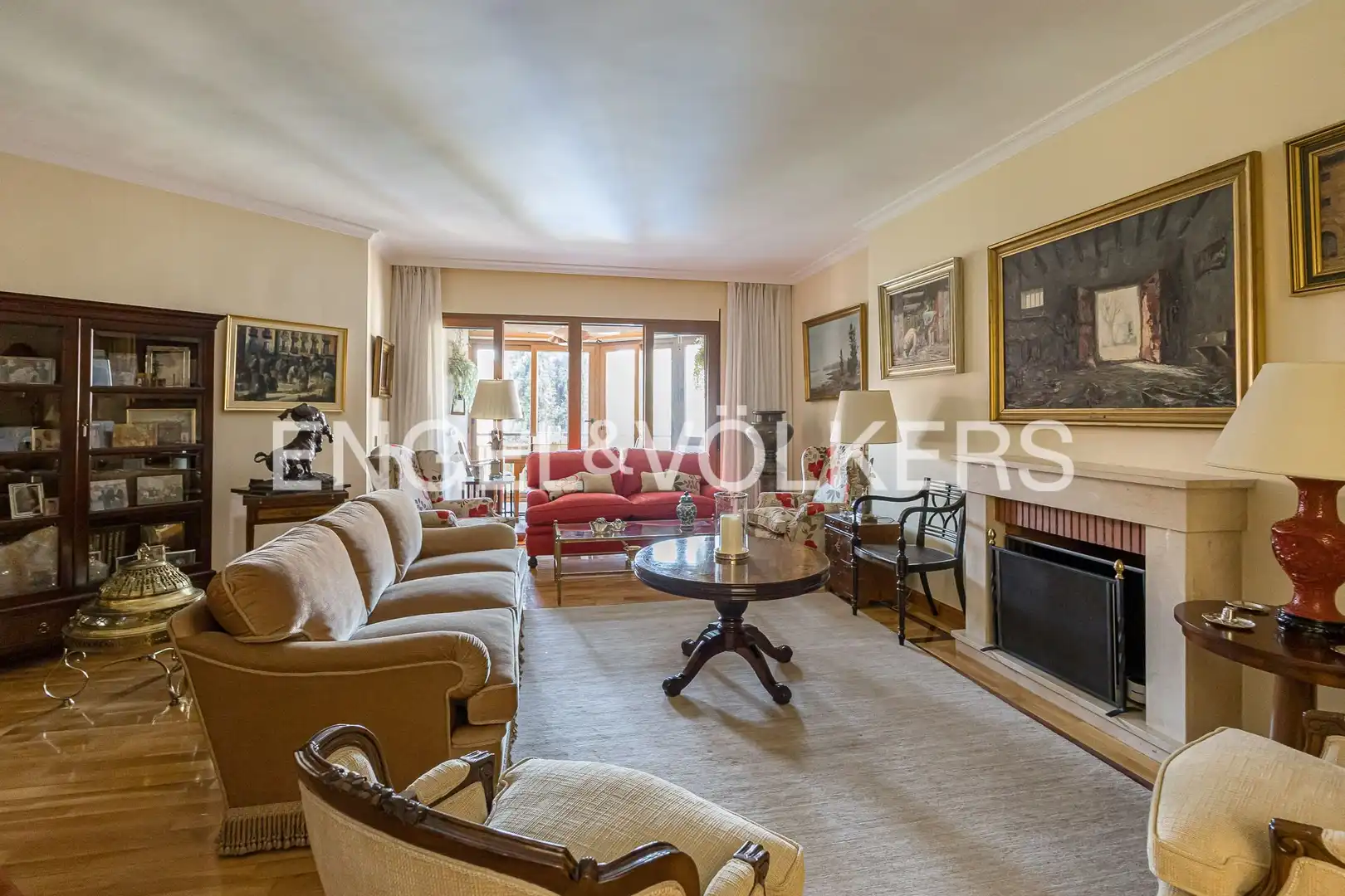 Sala d'estar de Pis de lloguer en Madrid amb Aire condicionat, Calefacció i Jardí privat