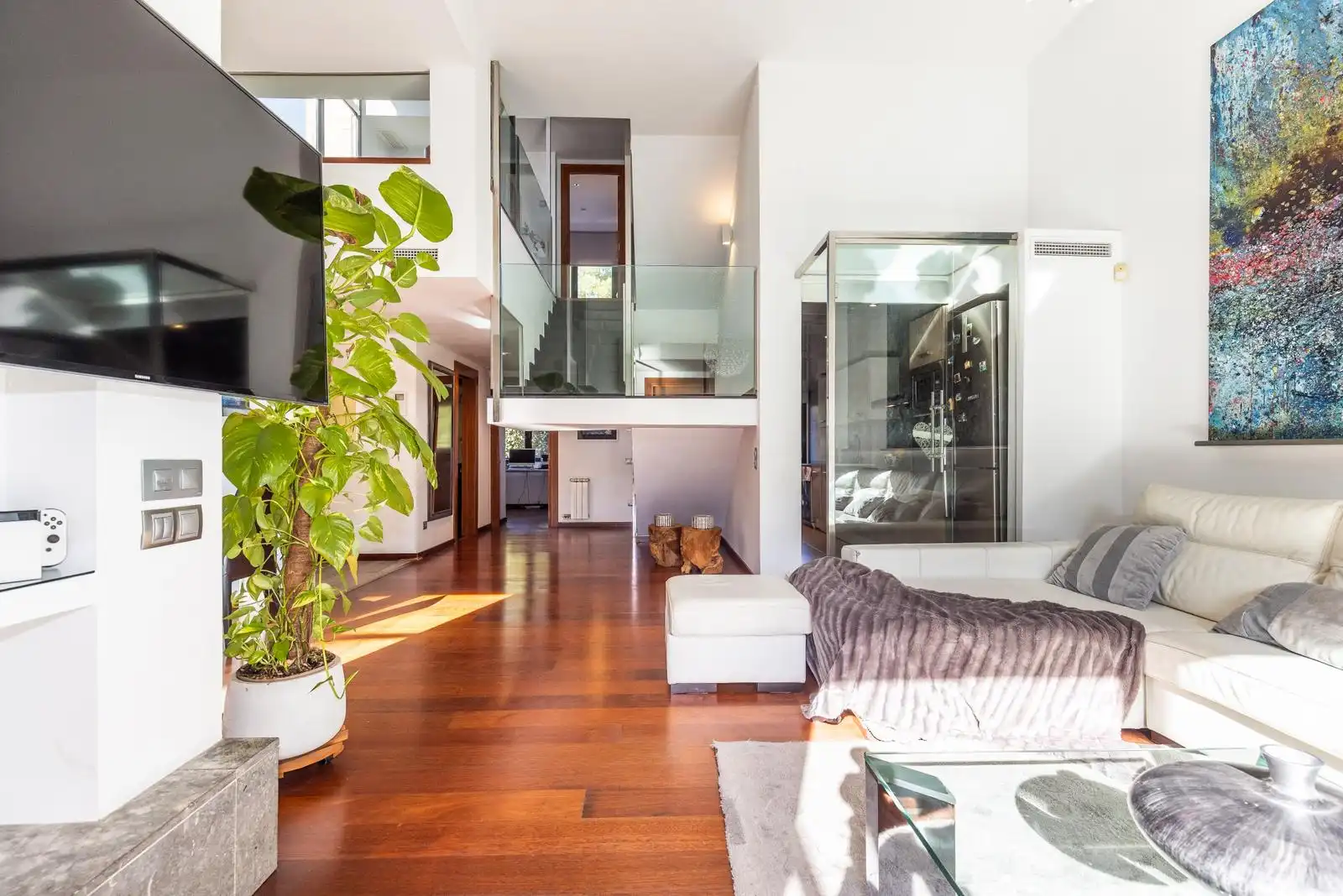 Sala de estar de Casa adosada en venta en Cambrils con Aire acondicionado, Calefacción y Jardín privado