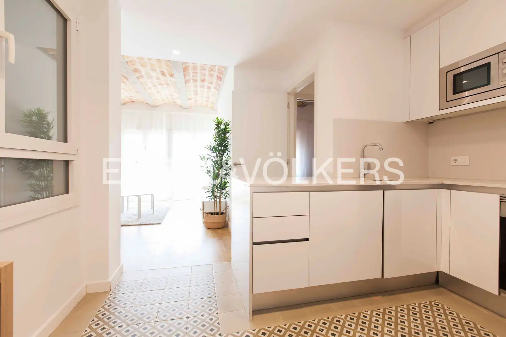 Kitchen of Flat for sale in Barcelona  with Air Conditioner, Heating and Parquet flooring