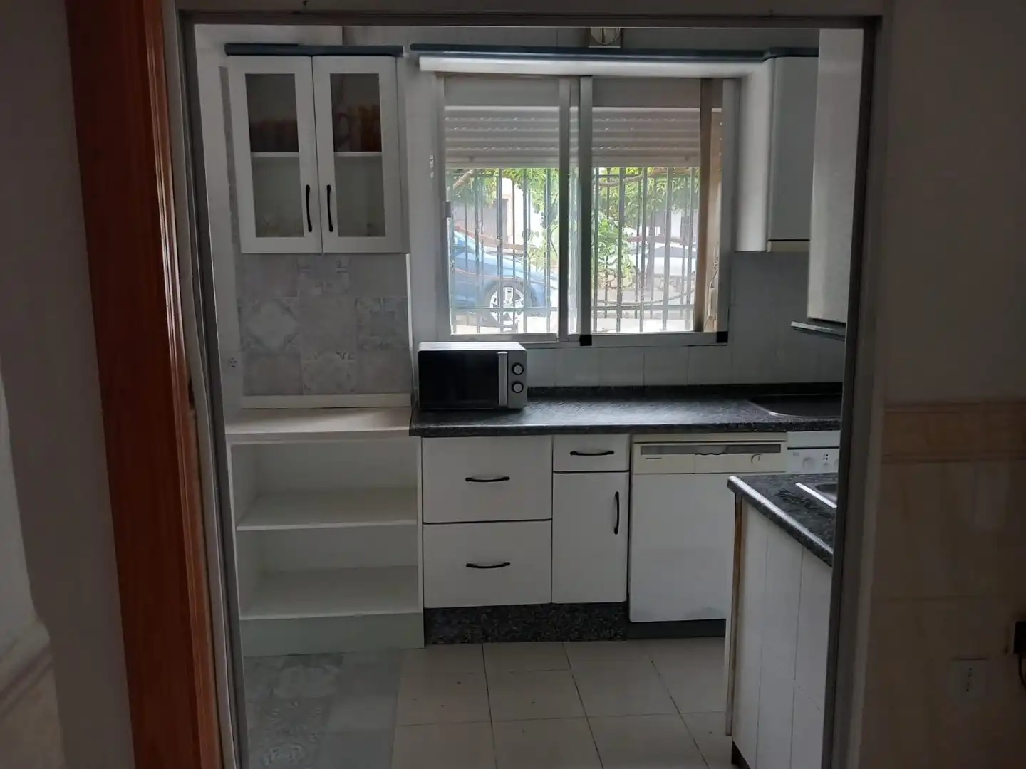 Kitchen of Flat for sale in Lucena  with Air Conditioner, Private garden and Furnished