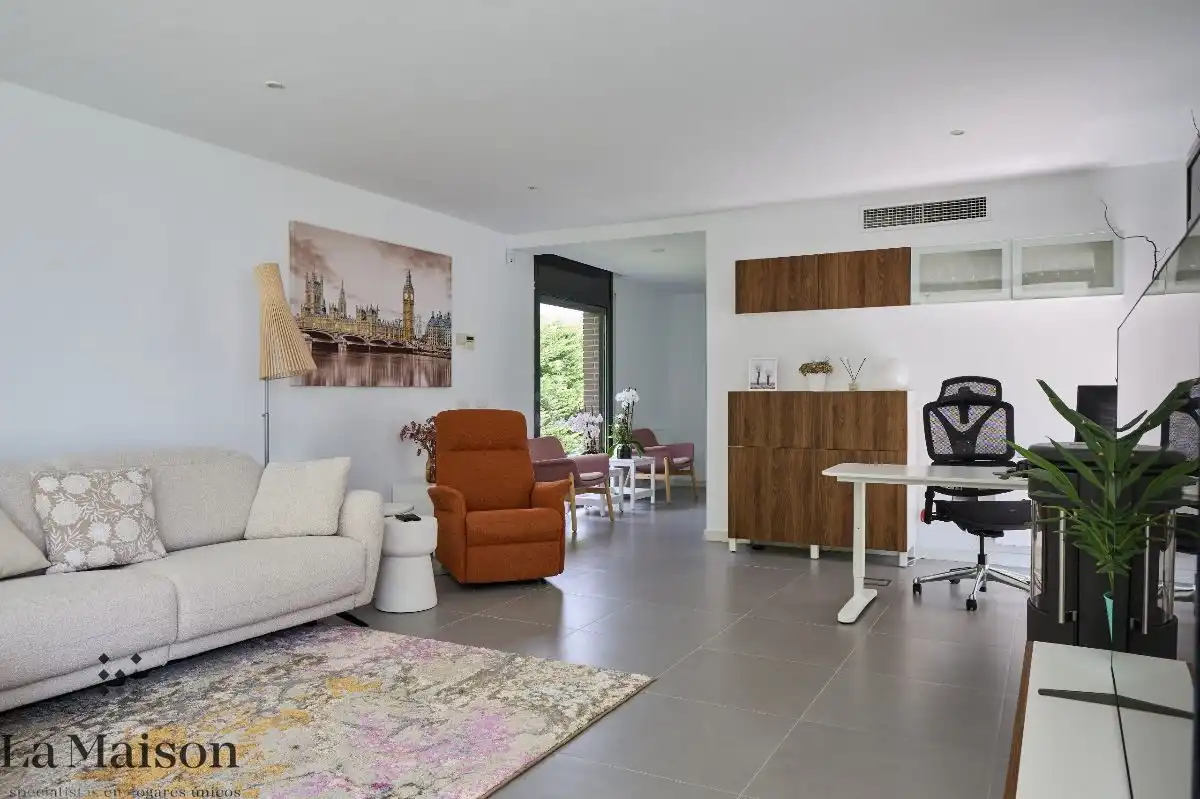 Sala de estar de Casa o chalet en venta en Sant Andreu de Llavaneres con Aire acondicionado, Calefacción y Jardín privado