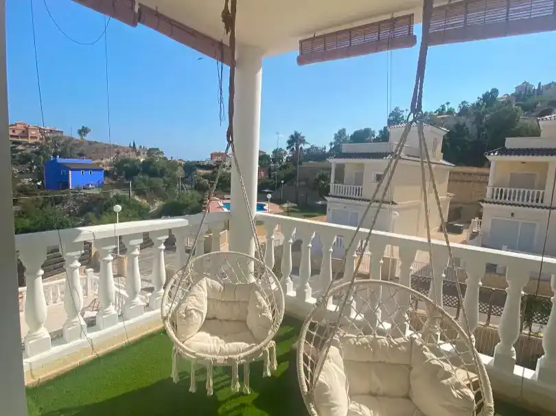 Terraza de Casa o chalet de alquiler en Altea con Aire acondicionado, Jardín privado y Trastero