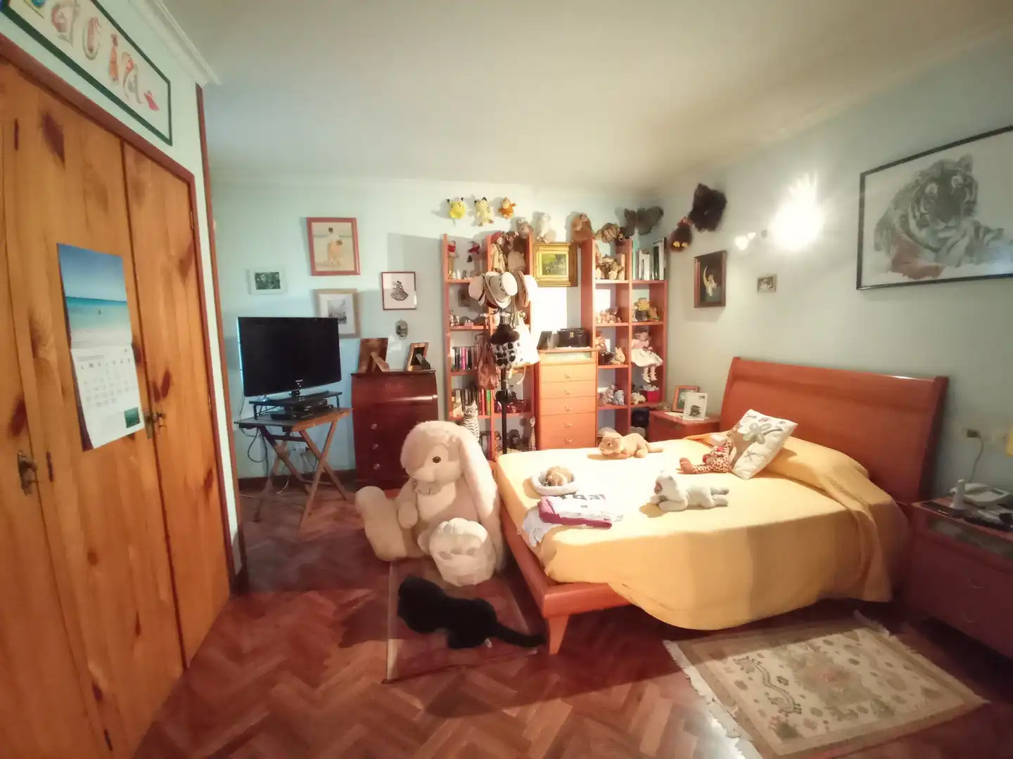 Dormitori de Casa o xalet en venda en Pontevedra Capital  amb Calefacció, Jardí privat i Parquet