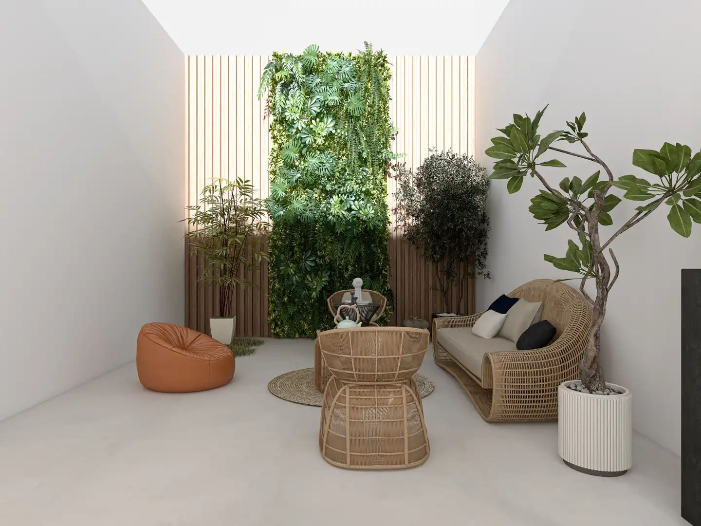 Living room of Flat for sale in Barcelona  with Private garden and Terrace