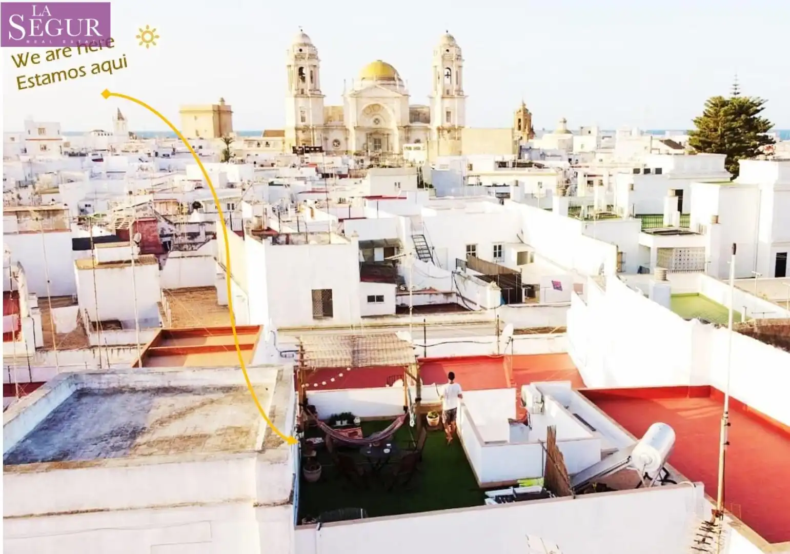 Terraza de Ático en venta en Cádiz con Aire acondicionado, Terraza y Amueblado
