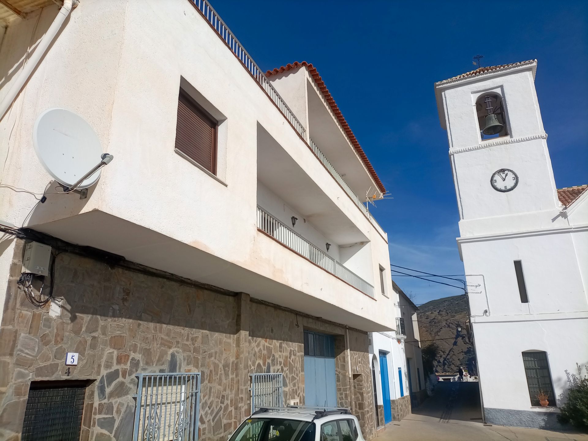 Exterior view of House or chalet for sale in Alpujarra de la Sierra  with Air Conditioner, Heating and Private garden