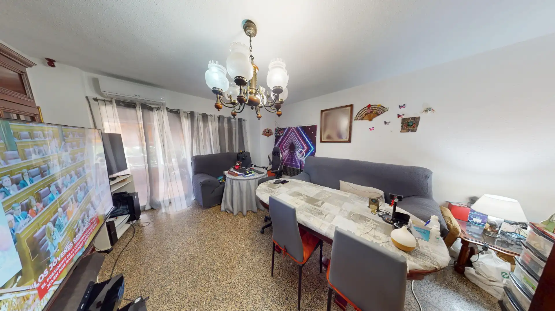 Sala de estar de Piso en venta en Alicante / Alacant con Terraza y Internet
