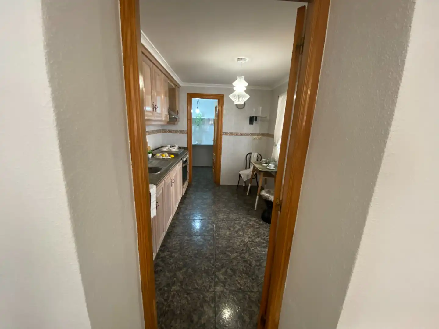 Cocina de Casa o chalet en venta en Sax con Aire acondicionado, Calefacción y Horno