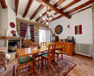 Dining room of House or chalet for sale in Carcastillo  with Heating, Parquet flooring and Terrace