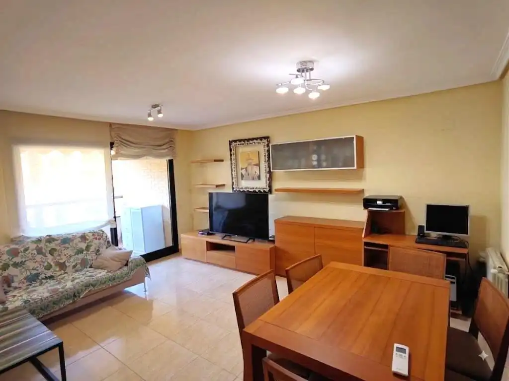 Sala d'estar de Pis en venda en Alicante / Alacant amb Aire condicionat, Calefacció i Jardí privat