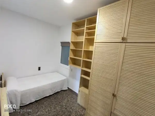 Schlafzimmer von Wohnung zur Miete in Barcelona mit Klimaanlage, Terrasse und Möbliert