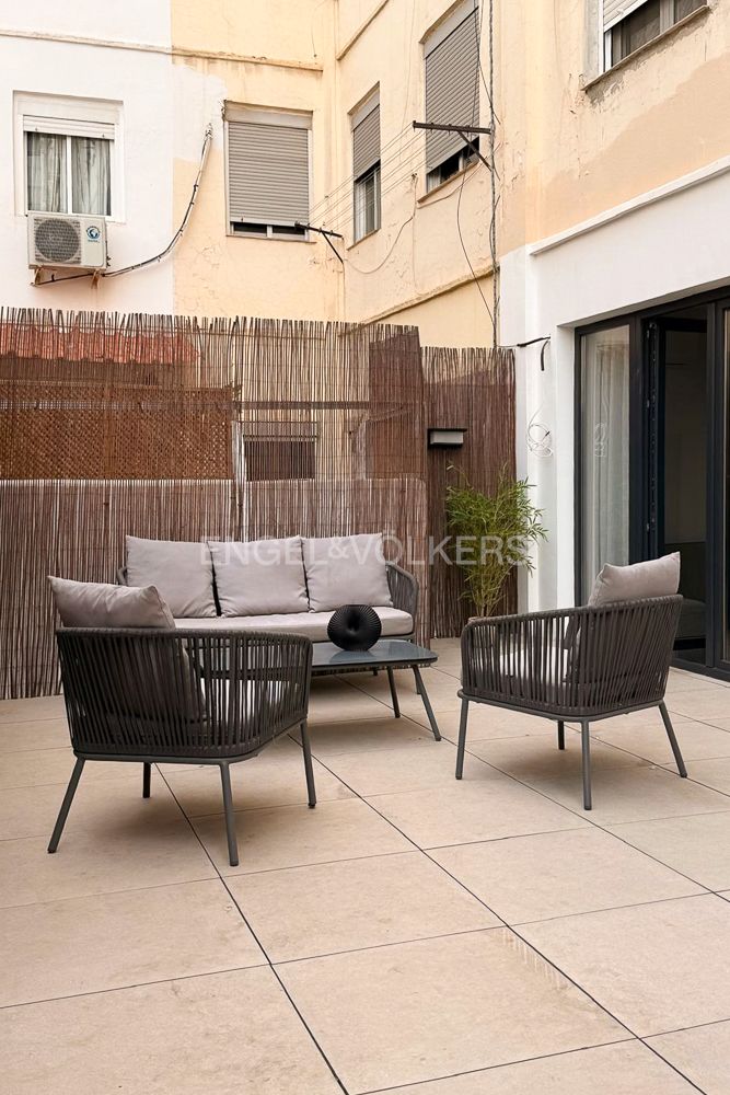 Terrace of Apartment to rent in  Valencia Capital  with Air Conditioner, Heating and Terrace