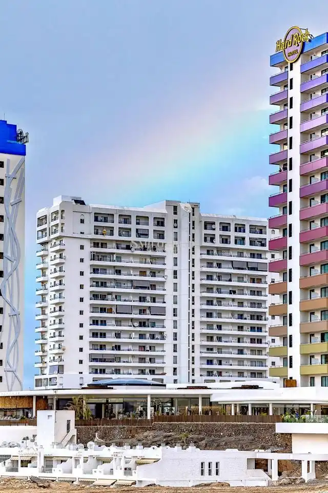Vista exterior de Estudio en venta en Adeje con Terraza, Amueblado y Piscina comunitaria