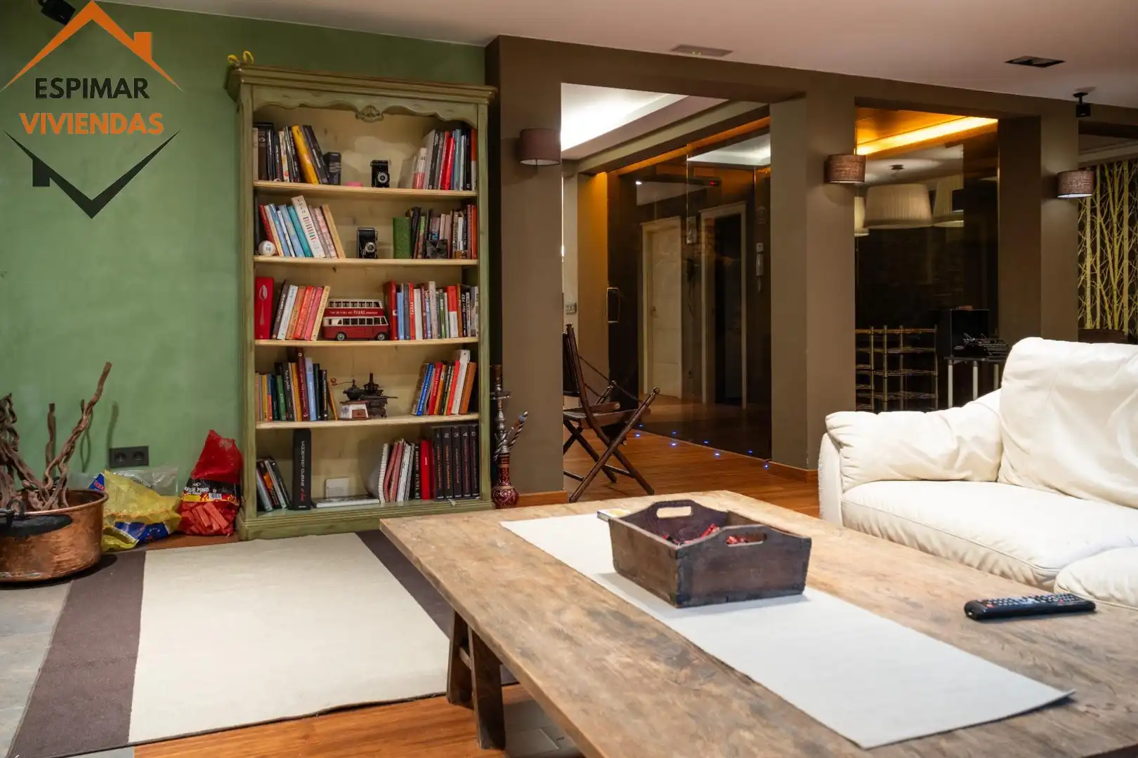 Living room of Houses for sale in Villanueva de Gállego  with Air Conditioner, Heating and Private garden