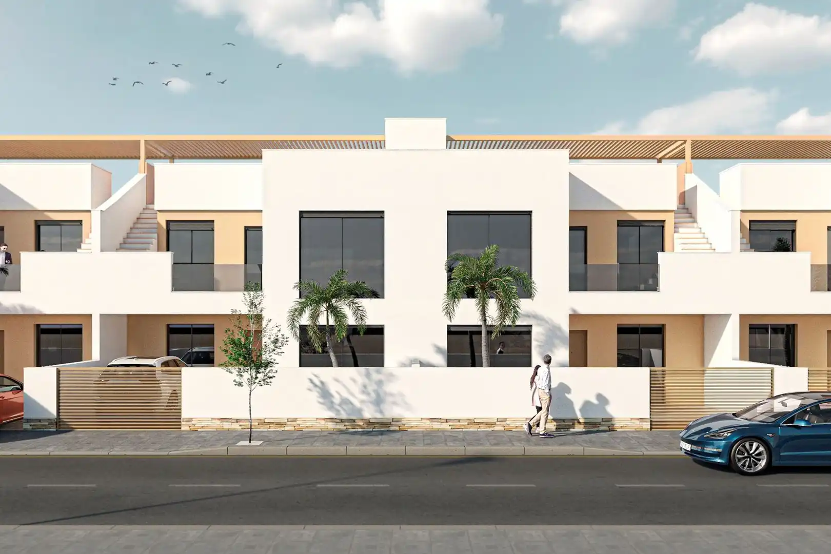Vista exterior de Apartamento en venta en San Pedro del Pinatar con Balcón
