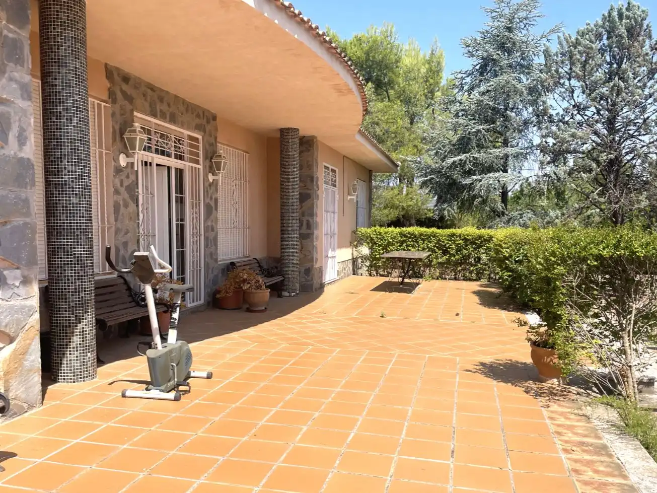 Terrassa de Casa o xalet en venda en Cocentaina amb Aire condicionat, Terrassa i Piscina