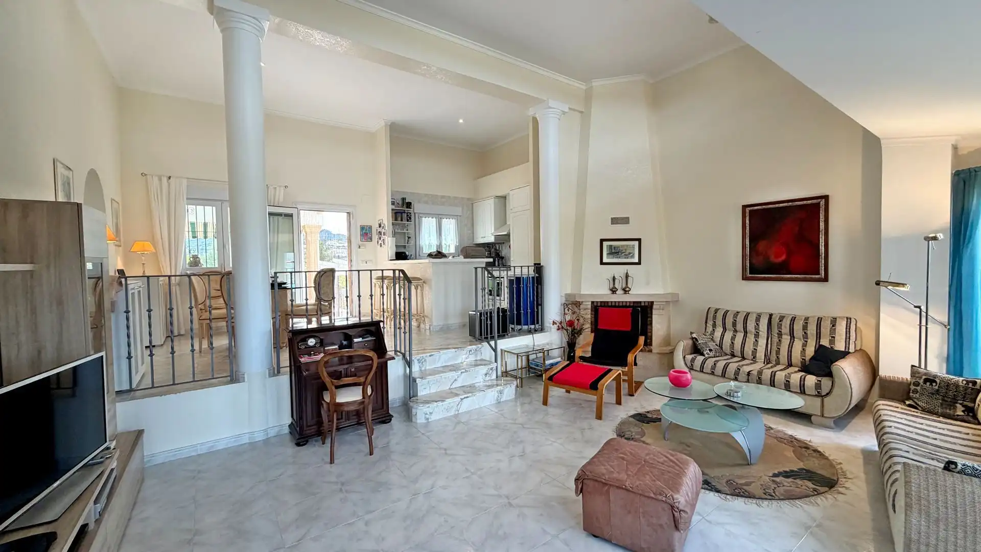 Sala de estar de Casa o chalet en venta en Orba con Aire acondicionado, Calefacción y Jardín privado