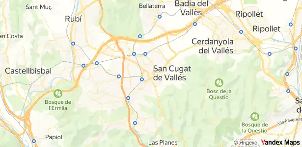 Vista exterior de Nau industrial en venda en Sant Cugat del Vallès