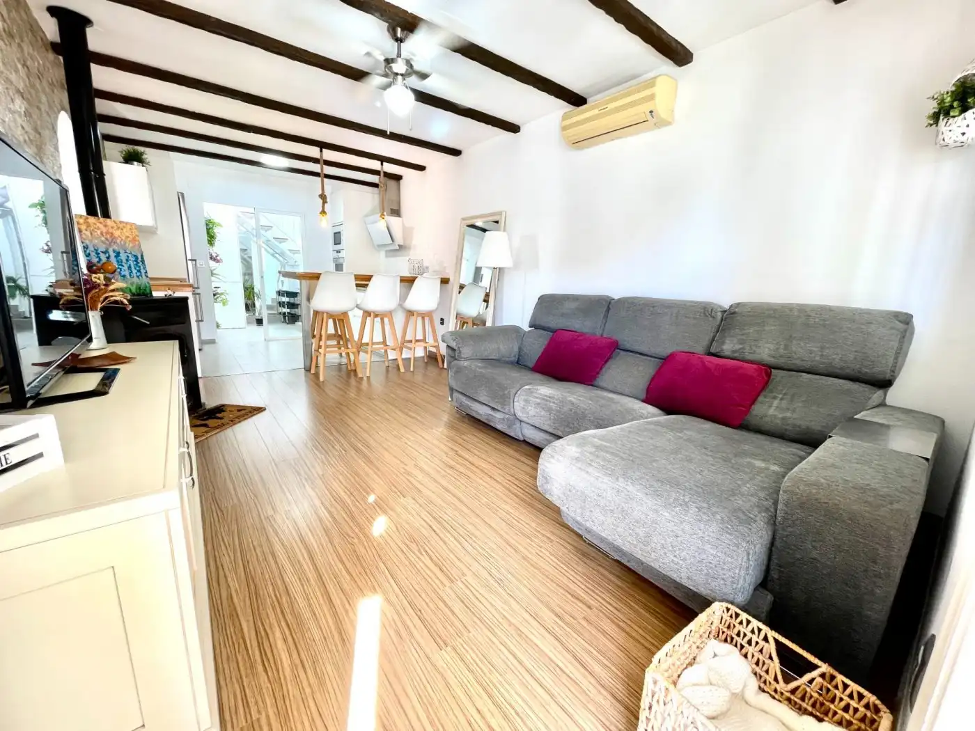 Living room of Houses for rent in San Fulgencio  with Air Conditioner, Heating and Private garden