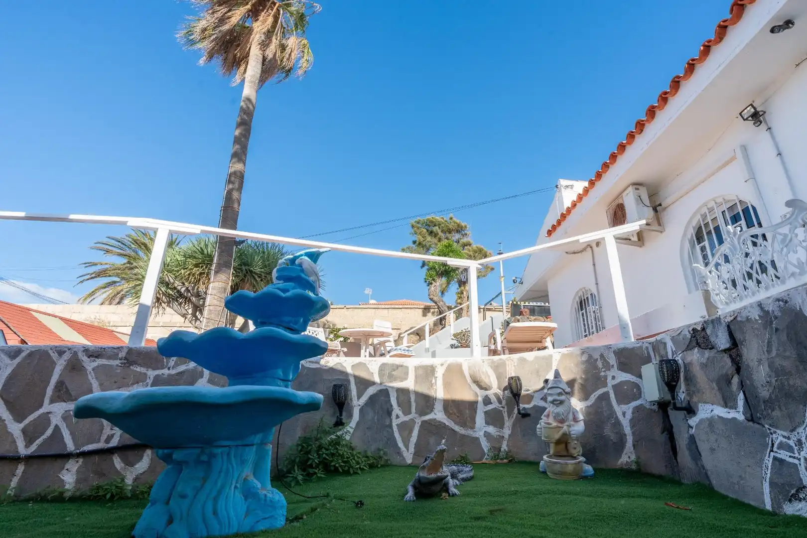 Jardí de Casa o xalet en venda en Granadilla de Abona amb Jardí privat, Terrassa i Piscina