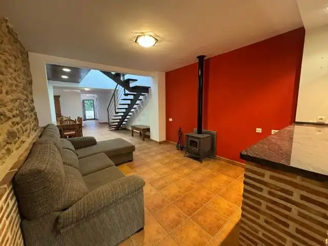 Sala de estar de Finca rústica en venta en Benimarfull con Terraza, Trastero y Amueblado